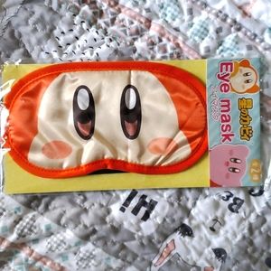 Japan EXCLUSIVE rare Waddle Dee Kirby sleep mask